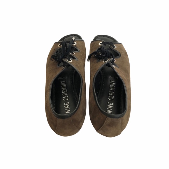Opening Ceremony Juniper Suede Laced Sandals - Picture 4 of 12